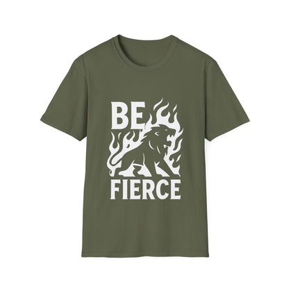 Be Fierce Motivational T‑Shirt – Inspirational Quote Graphic Tee