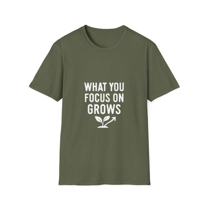 What You Focus On Grows | Growth Mindset Tee