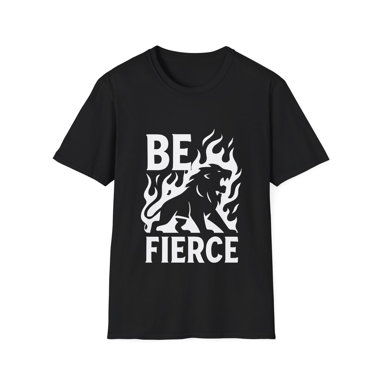 Be Fierce Motivational T‑Shirt – Inspirational Quote Graphic Tee