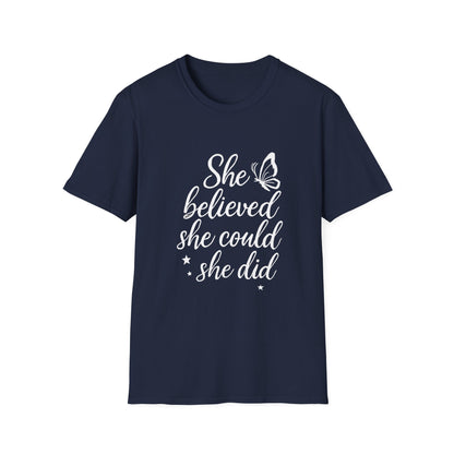 She Believed She Could | Confidence Tee