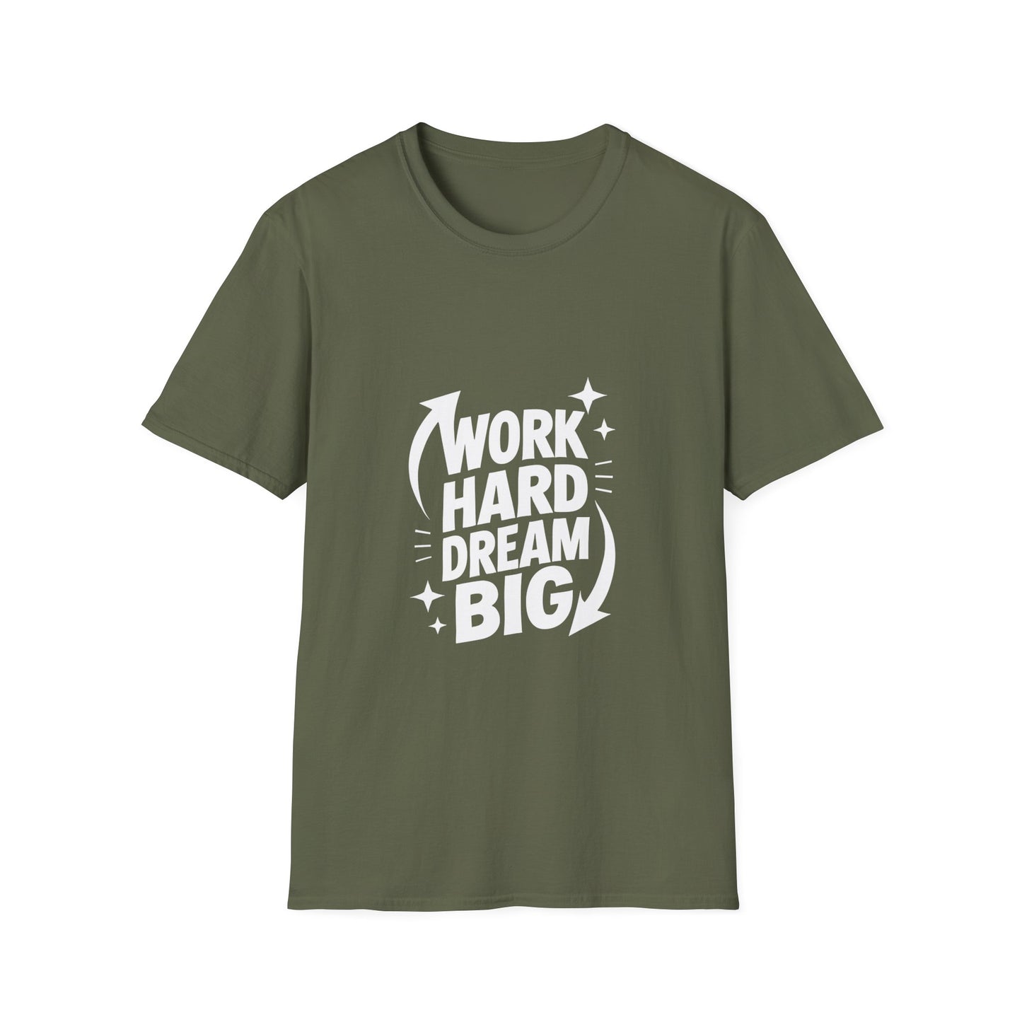 Dream Big Work Hard | Hustle Motivation Tee