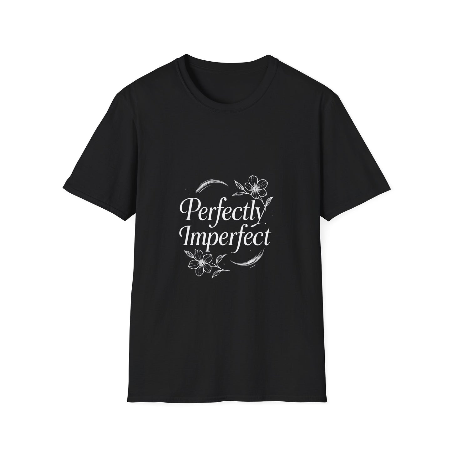 Perfectly Imperfect self love t-shirt by Positivity Prints