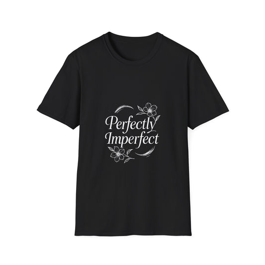 Perfectly Imperfect self love t-shirt by Positivity Prints