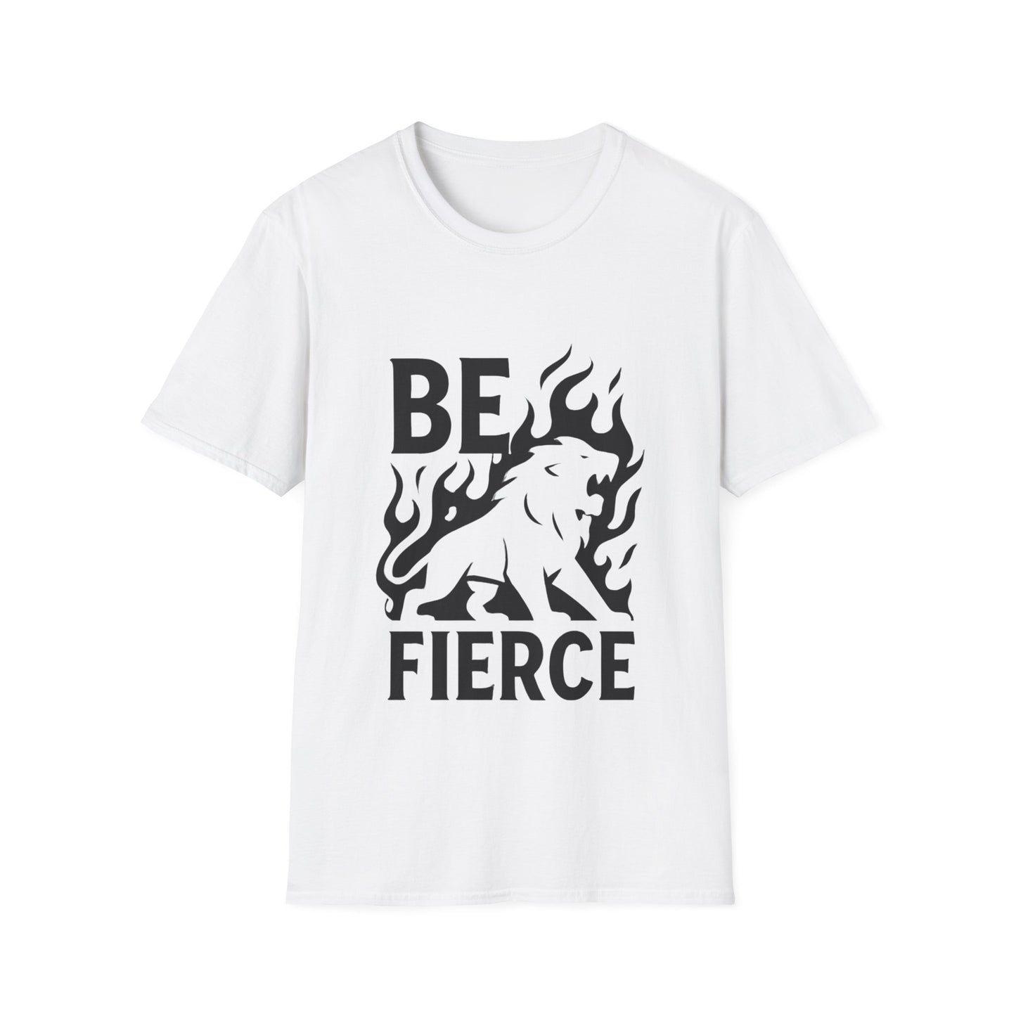 Be Fierce Motivational T‑Shirt – Inspirational Quote Graphic Tee