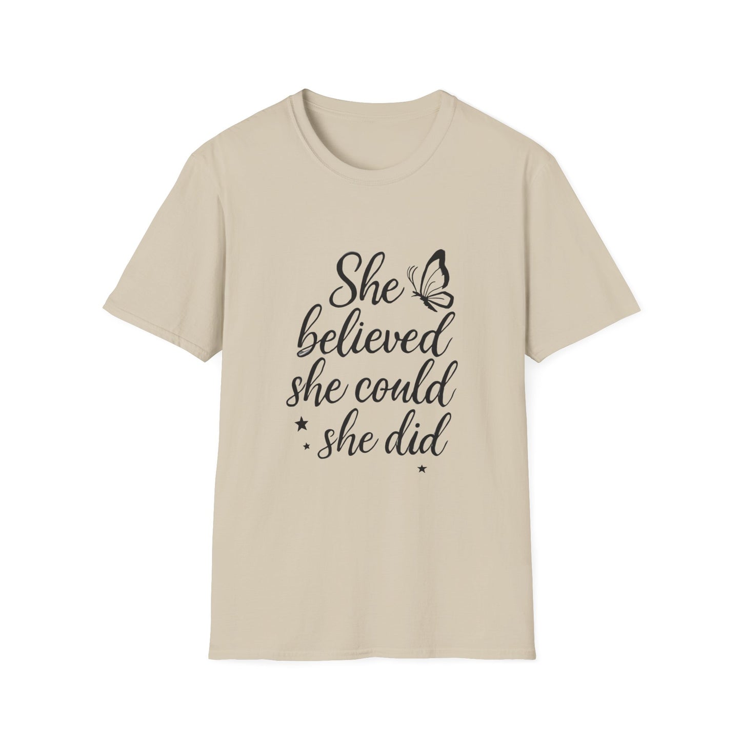 She Believed She Could | Confidence Tee