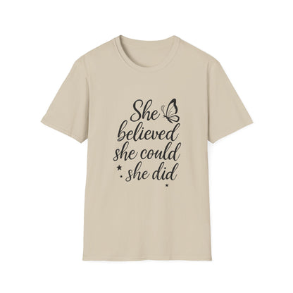 She Believed She Could | Confidence Tee
