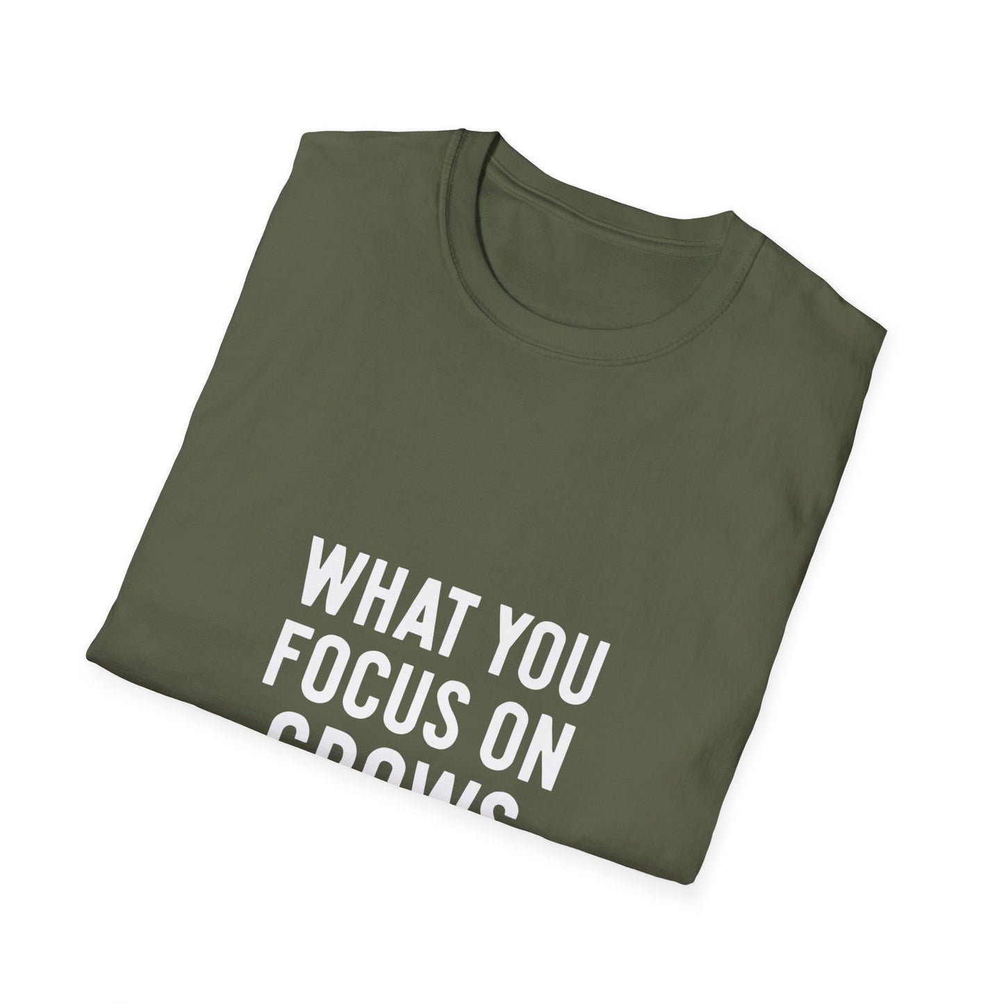 What You Focus On Grows | Growth Mindset Tee