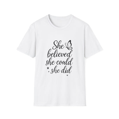 She Believed She Could | Confidence Tee