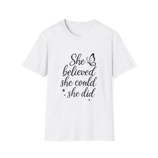 She Believed She Could | Confidence Tee