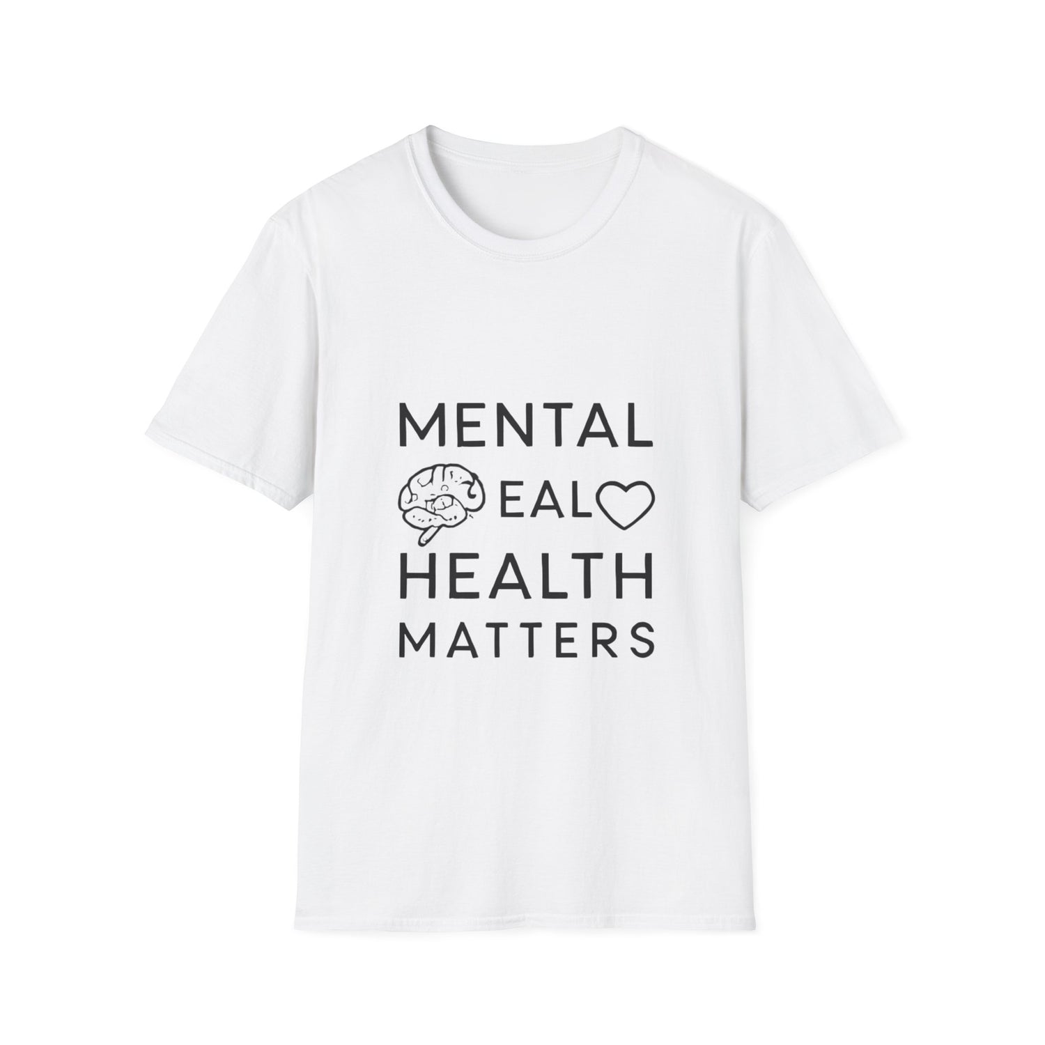 Mental Health Matters mental health t-shirt by Positivity Prints