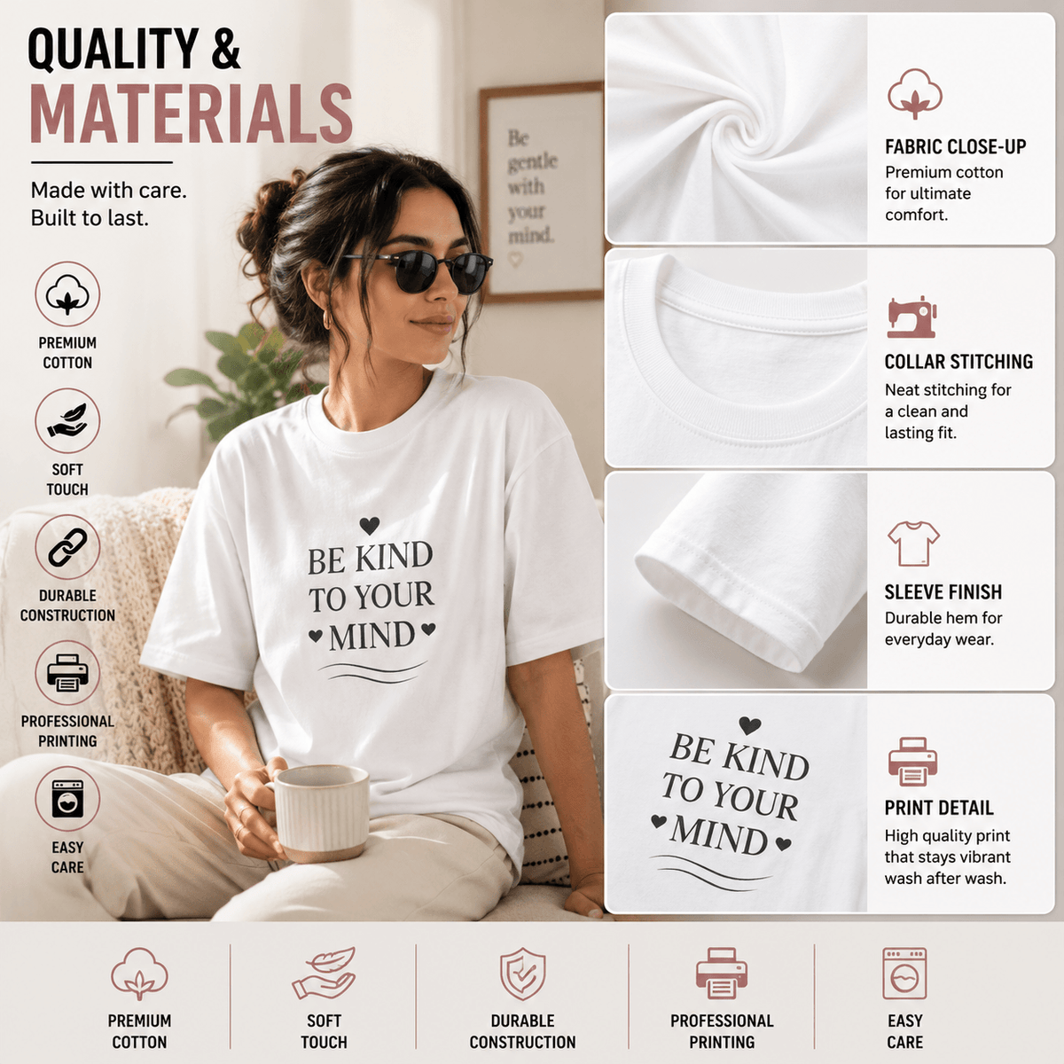 Be Kind To Your Mind | Mental Health Tee