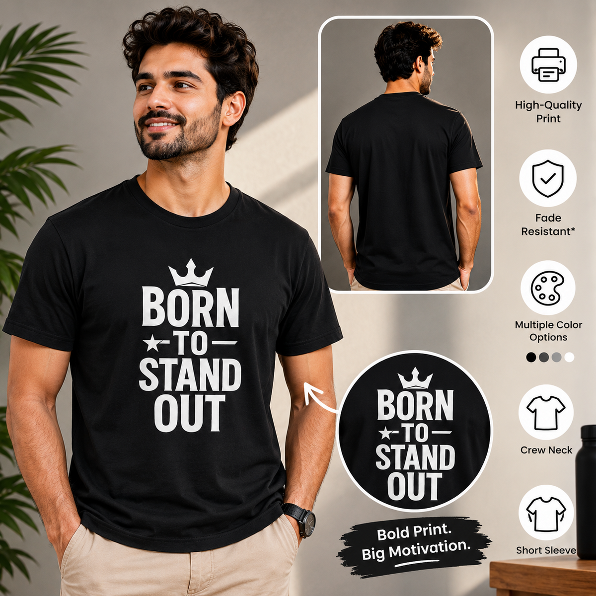 Born To Stand Out | Confidence Tee