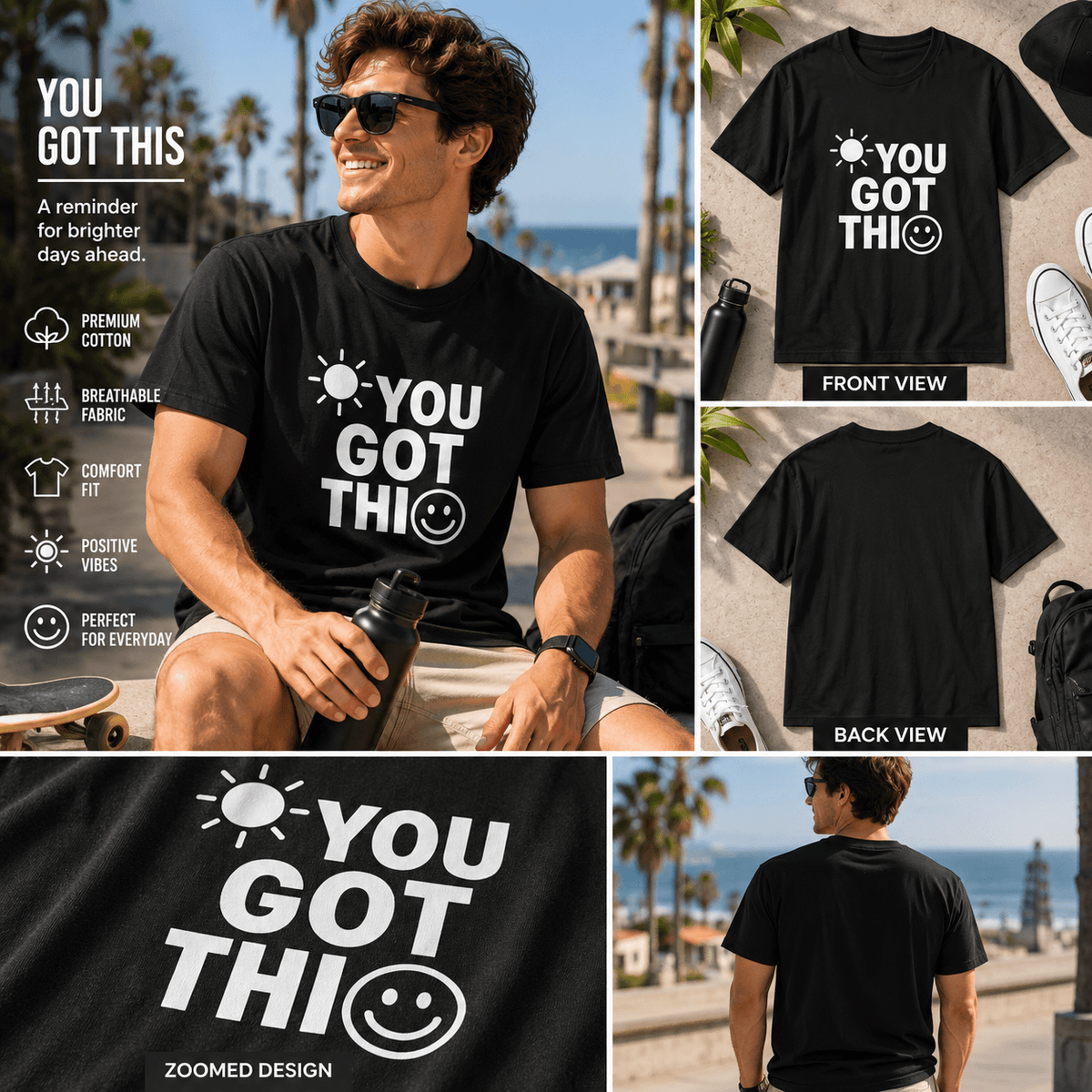 Confidence Boost Graphic Tee | Inspirational Shirt
