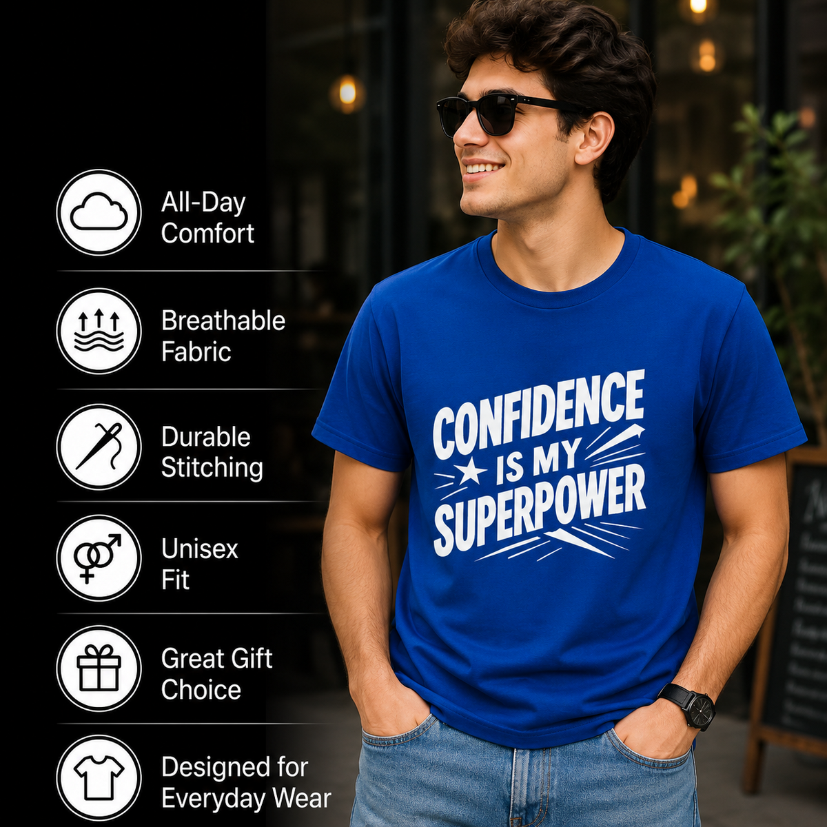 Confidence Is My Superpower | Confidence Tee