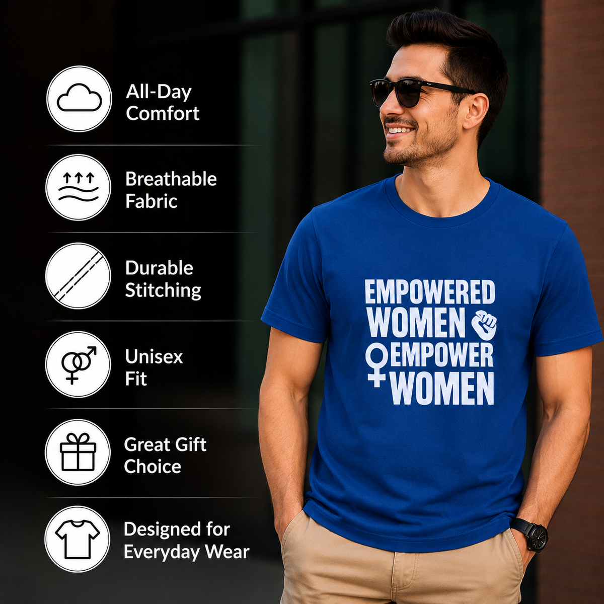 Empowered Women Empower Women Motivational Graphic T-Shirt