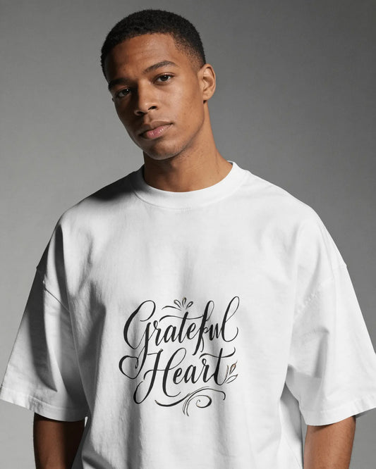 Grateful Heart White