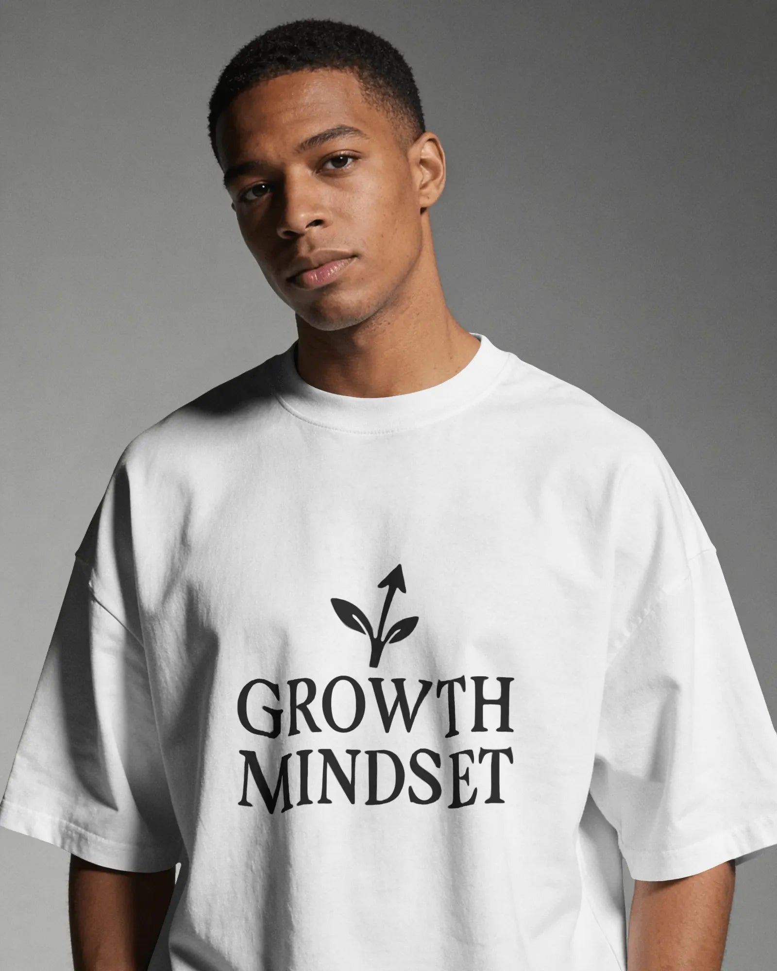 Growth Mindset positive thinking t-shirt by Positivity Prints