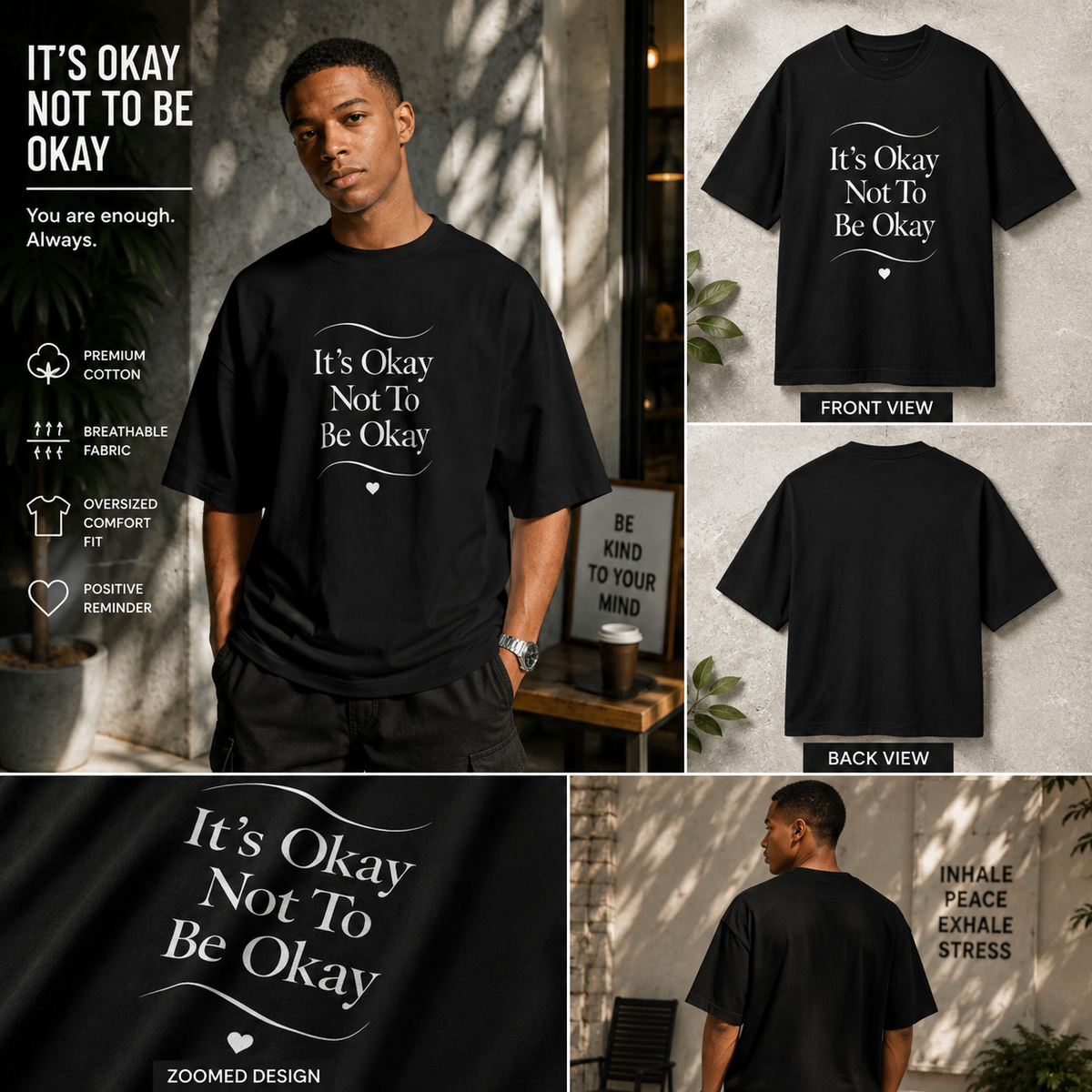 It’s Okay Not To Be Okay | Mental Health Tee