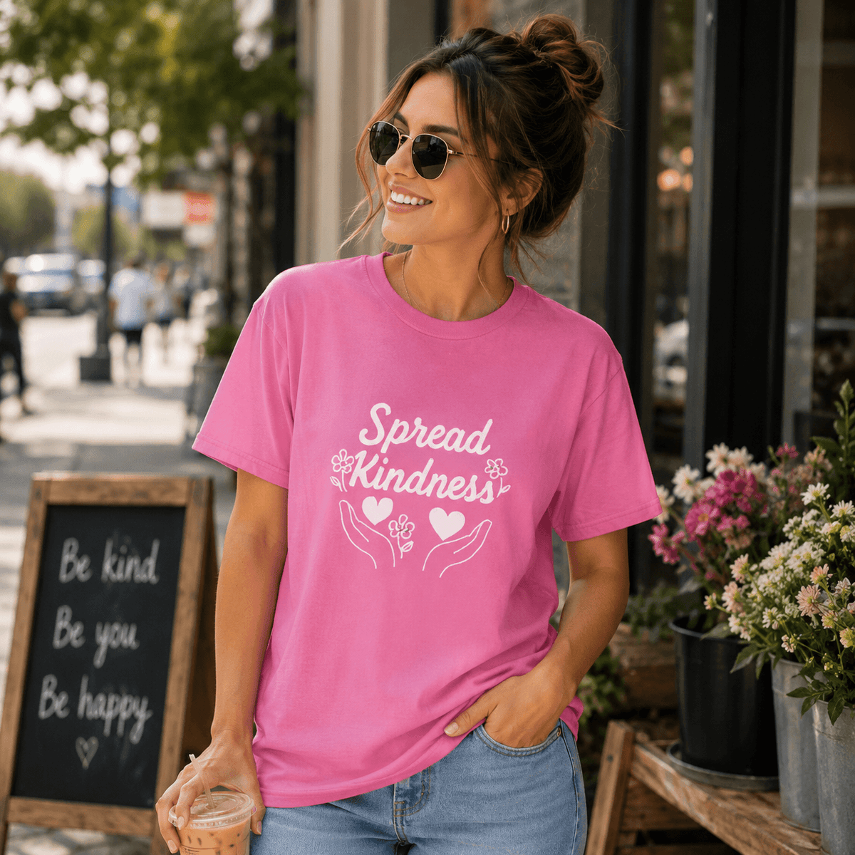 Spread Kindness | Positive Vibes Graphic Tee