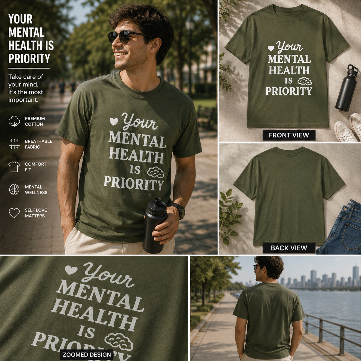Your Mental Health Is a Priority | Mental Health Tee