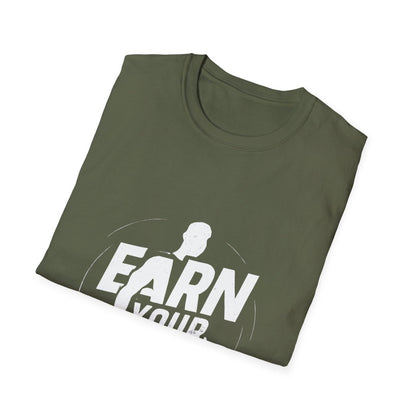 Earn Your Body | Gym Motivation Tee - Positivity Prints