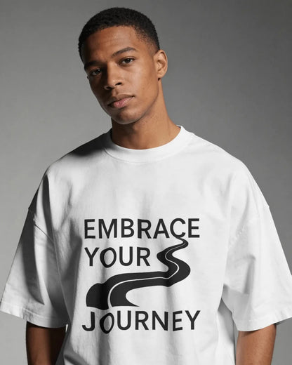 Embrace Your Journey | Self Growth Tee - Positivity Prints