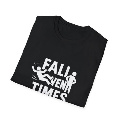 Fall Seven Times Stand Eight | Resilience Tee - Positivity Prints