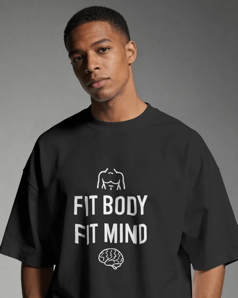 Fit Body Fit Mind | Gym Mindset Tee - Positivity Prints