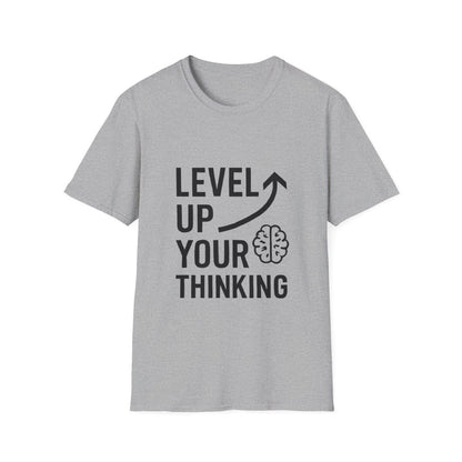 Level Up Your Thinking | Growth Mindset Tee - Positivity Prints