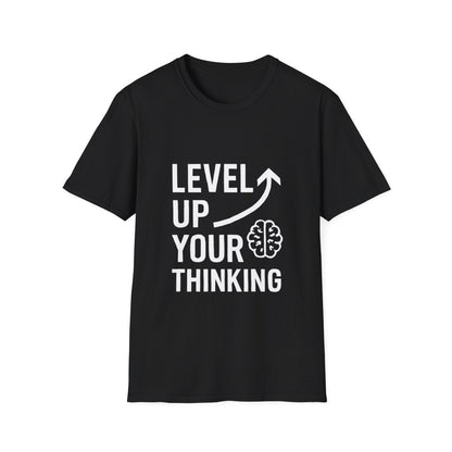 Level Up Your Thinking | Growth Mindset Tee - Positivity Prints