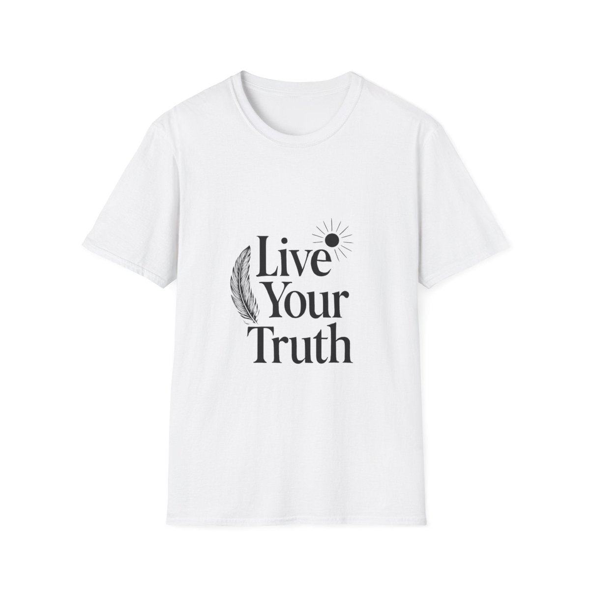 Live Your Truth | Authentic Self Tee - Positivity Prints