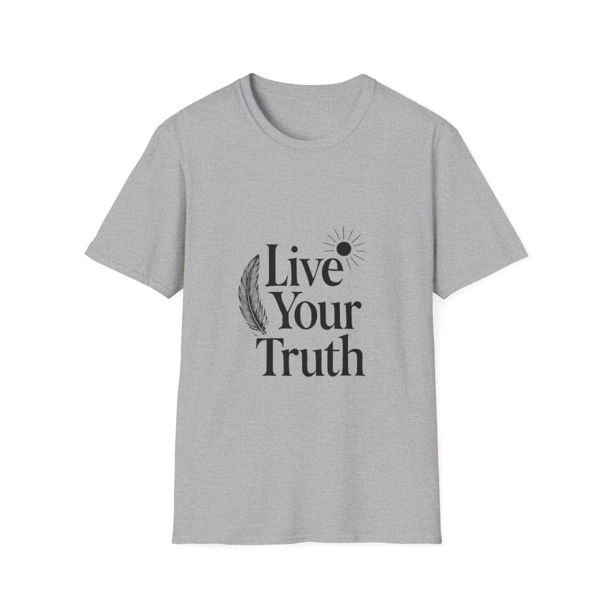 Live Your Truth | Authentic Self Tee - Positivity Prints