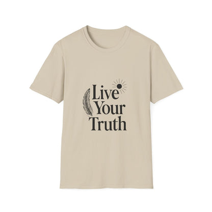 Live Your Truth | Authentic Self Tee - Positivity Prints