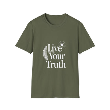 Live Your Truth | Authentic Self Tee - Positivity Prints