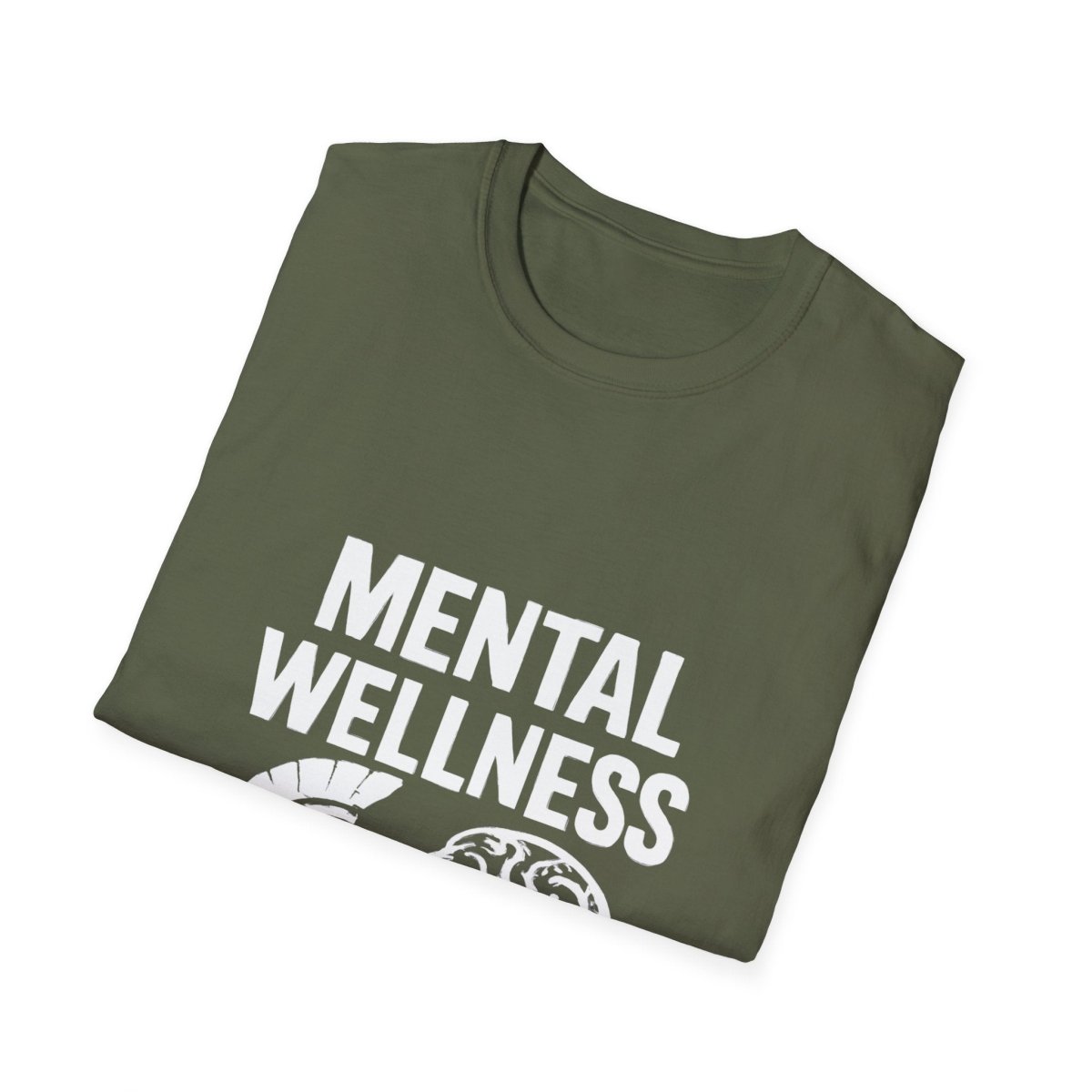 Mental Wellness Warrior | Mental Health Tee - Positivity Prints
