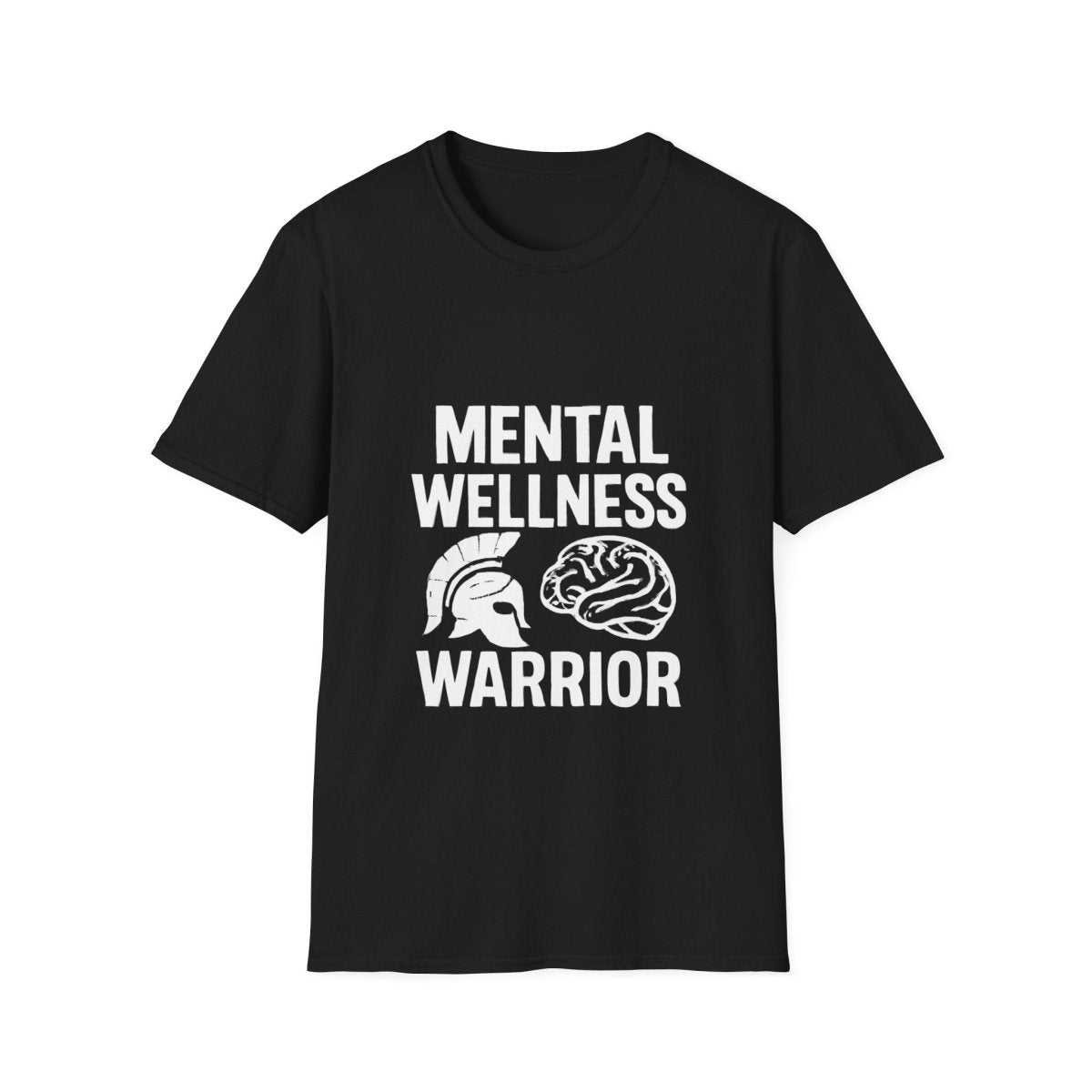 Mental Wellness Warrior | Mental Health Tee - Positivity Prints