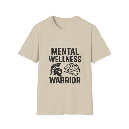 Mental Wellness Warrior | Mental Health Tee - Positivity Prints