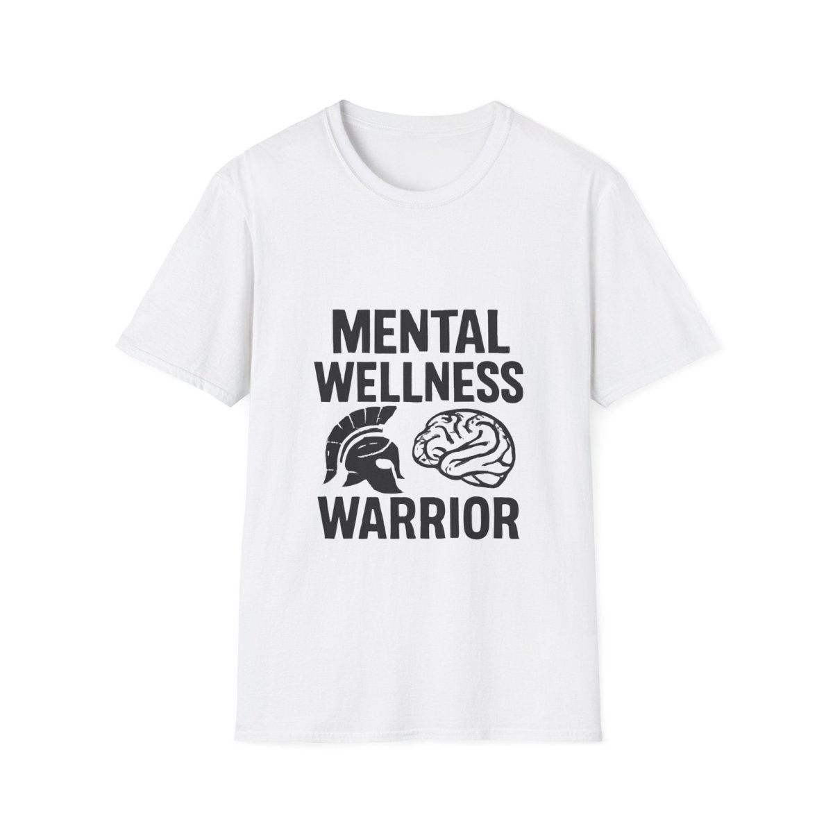 Mental Wellness Warrior | Mental Health Tee - Positivity Prints