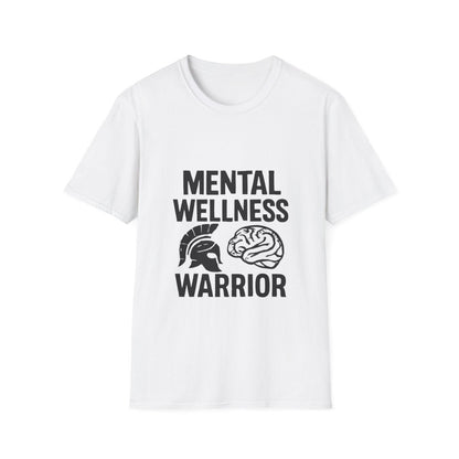 Mental Wellness Warrior | Mental Health Tee - Positivity Prints