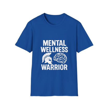 Mental Wellness Warrior | Mental Health Tee - Positivity Prints