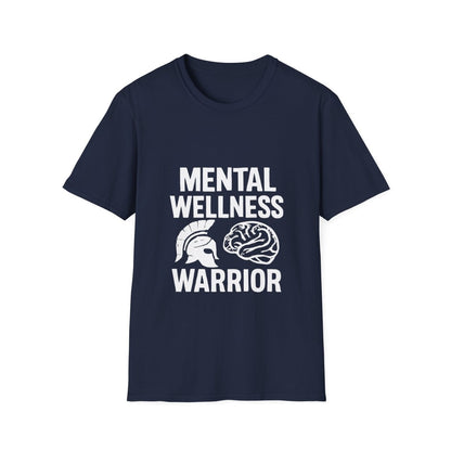 Mental Wellness Warrior | Mental Health Tee - Positivity Prints
