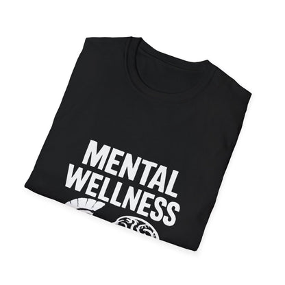 Mental Wellness Warrior | Mental Health Tee - Positivity Prints