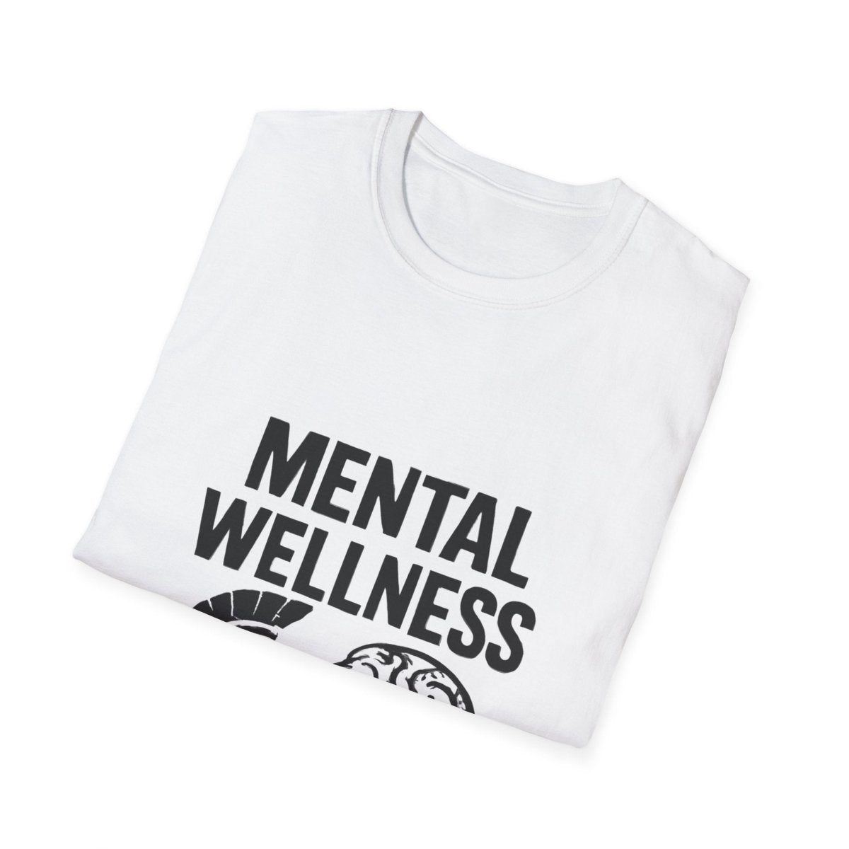 Mental Wellness Warrior | Mental Health Tee - Positivity Prints