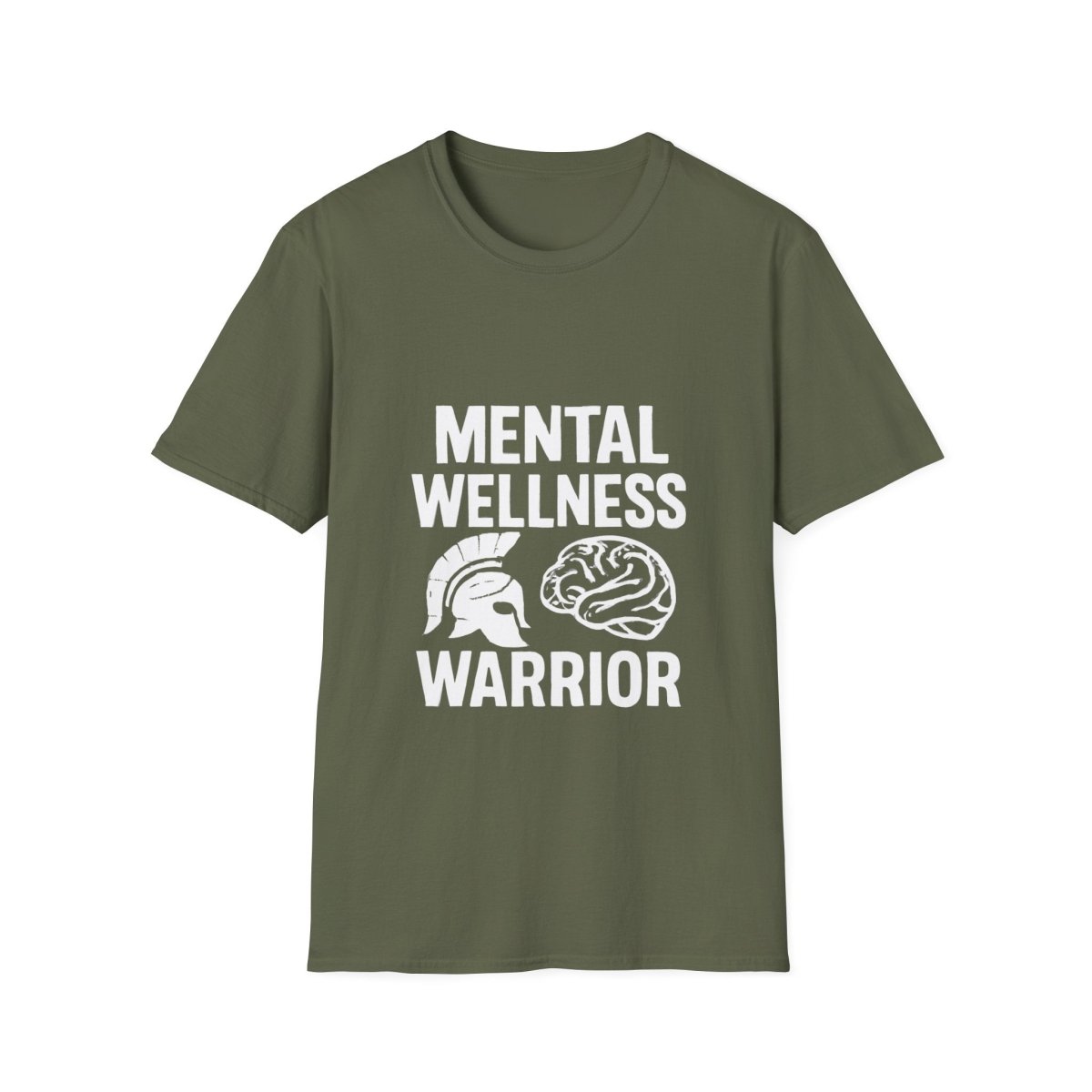 Mental Wellness Warrior | Mental Health Tee - Positivity Prints