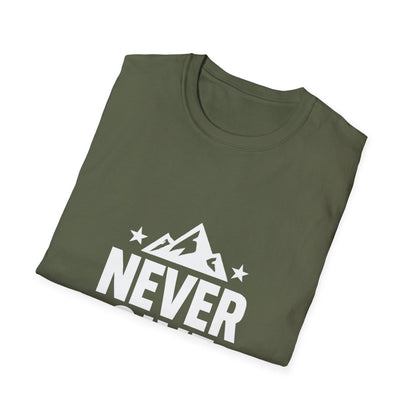 Never Give Up | Positive Mindset Tee - Positivity Prints