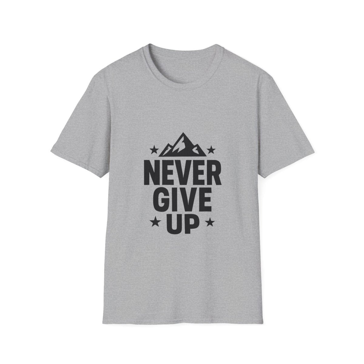 Never Give Up | Positive Mindset Tee - Positivity Prints