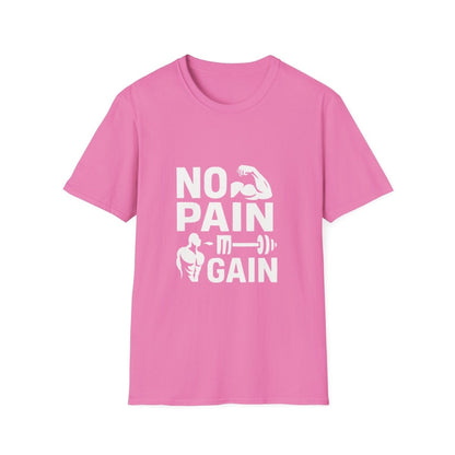 No Pain No Gain | Gym Motivation Tee - Positivity Prints