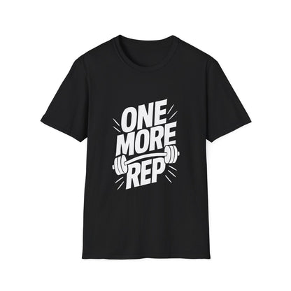 One More Rep | Gym Workout Tee - Positivity Prints