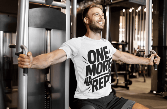 One More Rep | Gym Workout Tee - Positivity Prints