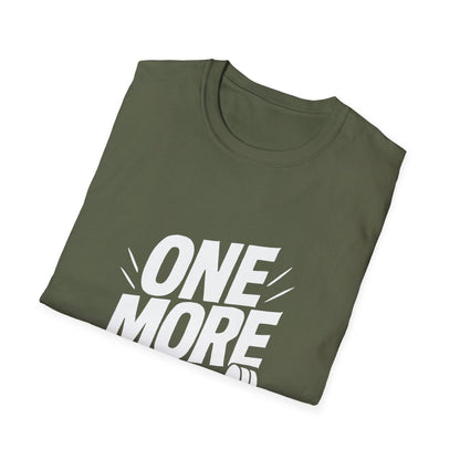 One More Rep | Gym Workout Tee - Positivity Prints